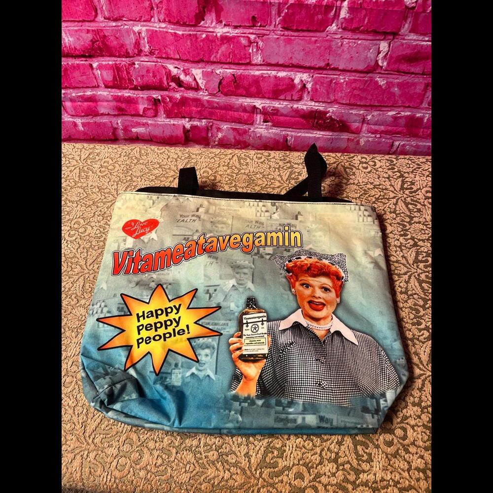 I Love Lucy Vitameatavegamin‎ Tote Bag NWOTS